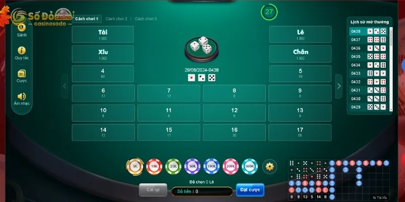 Bí quyết chinh phục tài xỉu online SODO