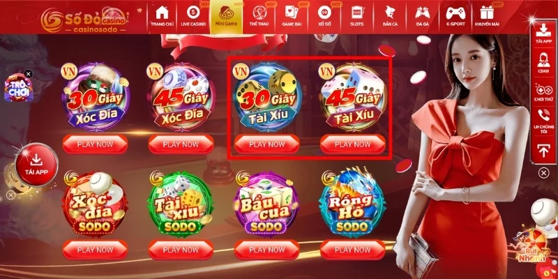 Những hình thức phổ biến trong trò chơi tài xỉu tại SODO