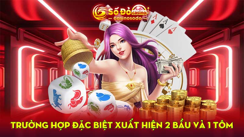 Trường hợp đặc biệt xuất hiện 2 bầu và 1 tôm